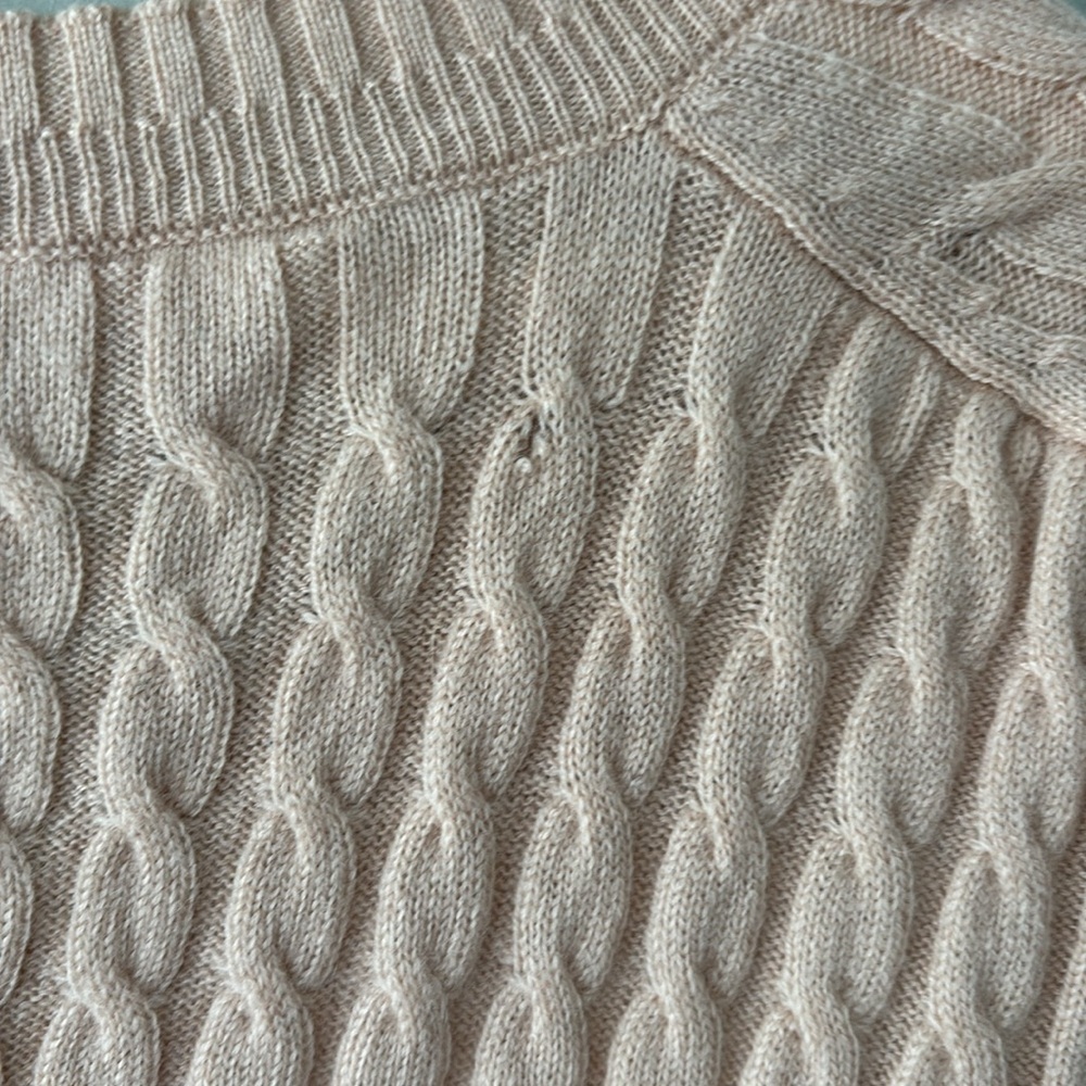 Lacoste Wool-Cashmere Cable Knit Sweater – Size 42 (Approx. M) - Picture 7 of 8